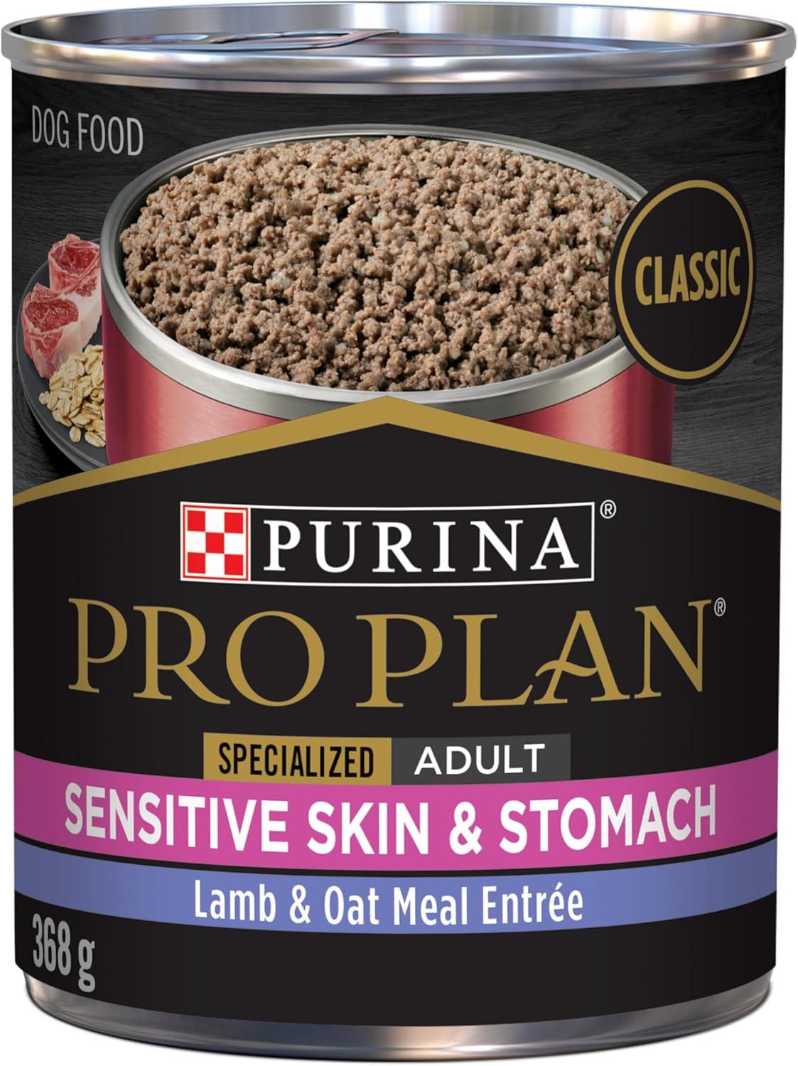 Purina Pro Plan Sensitive Skin and Stomach Dog Food Dry, Adult Salmon & Rice Formula, Digestive Health - 30 lb. Bag