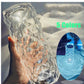 Nordic Crystal Lamp USB Table Lamps Bedroom Touch Dimming Atmosphere Diamond Night Light Rose Projector Lamp Decor
